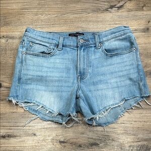 Lucky Brand Light Blue Frayed Jean Shorts